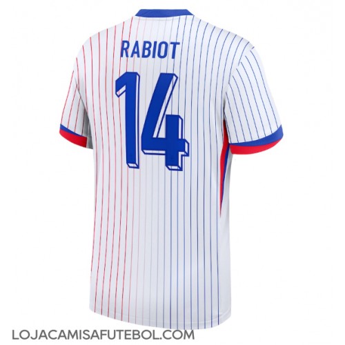 Camisa de Futebol França Adrien Rabiot #14 Equipamento Secundário Europeu 2024 Manga Curta